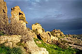 Agrigento, la valle di templi, gli arcosoli bizantini.